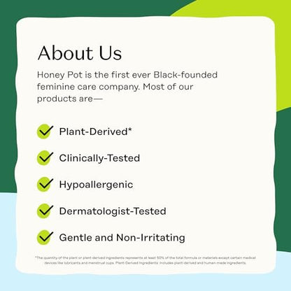 The Honey Pot Company - Feminine Wash - Herbal Infused - Sensitive Skin Types - PH Balanced Plant Based Hygiene Products - Sensitive w/Cucumber Aloe - 5.51 Fluid Oz.