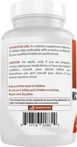 Best Naturals Calcium Magnesium Potassium - 120 Tablets - Non-GMO & Gluten Free - görsel 3