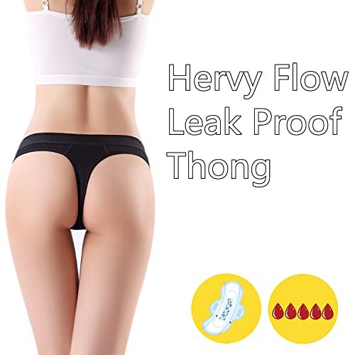 ZVZK Period Underwear for Women - Leak Proof – Leak-Proof Technology: Multi-layer absorbent core locks away – Image 1