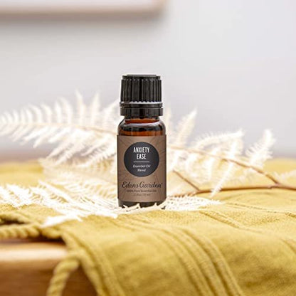 Edens Garden Anxiety Ease Essential Oil Blend - 100% Pure Premium Grade, Undiluted, Natural, Therapeutic, Aromatherapy, Best for Diffusing, Skin, Candle, Humidifiers, 10 ml (.33 fl oz)