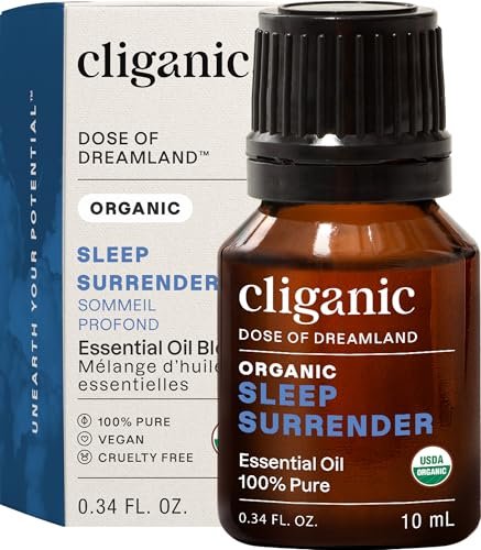 Cliganic Organic Essential Oil Sleep Surrender Blend - Dose of Dreamland (Packaging May Vary) - görsel 2
