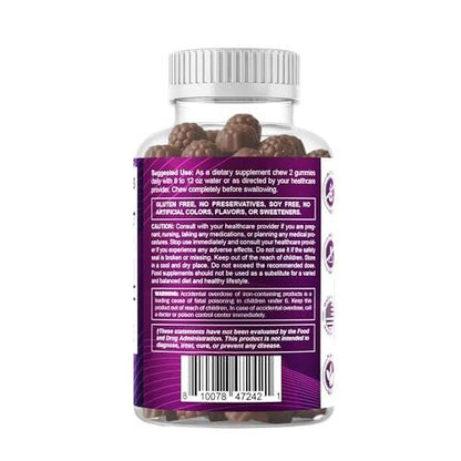 Vitamatic Iron 65 mg Gummies Supplement for Women & Men - 60 Vegan Gummies - Great Tasting Iron Gummy Vitamins with Vitamin C (1)