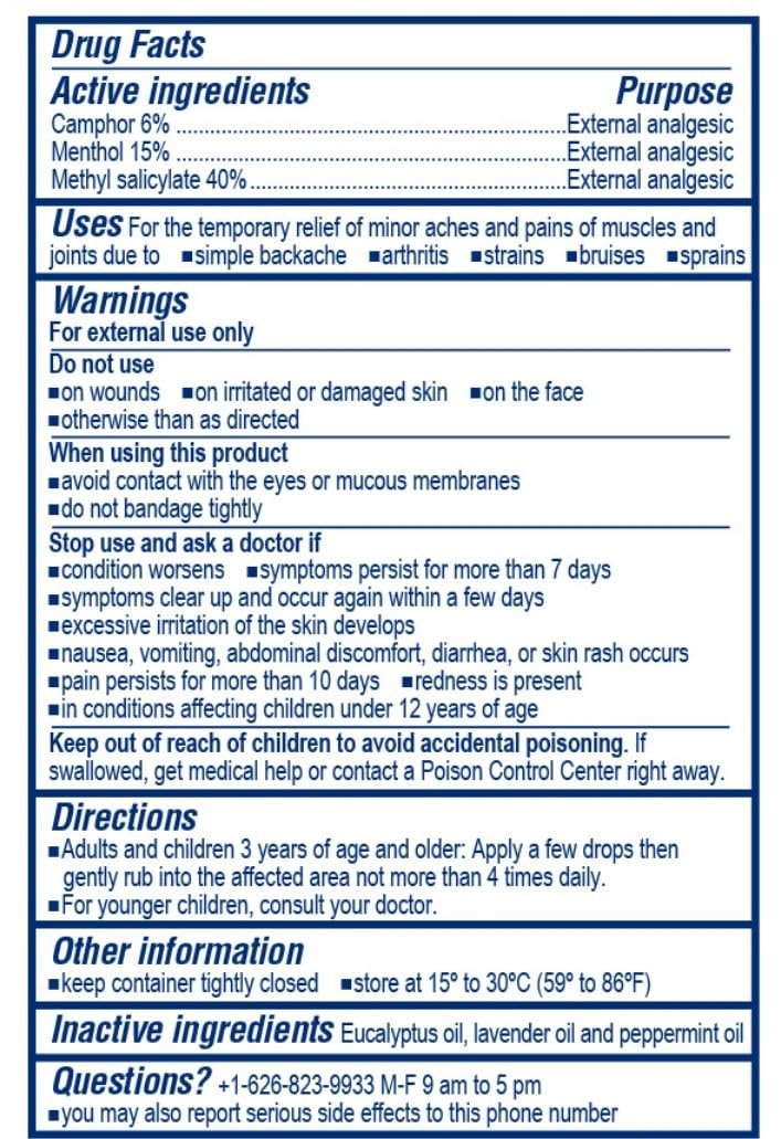 White Flower External Analgesic Balm Oil 2.5ml/0.085fl Oz (US Version) (Pack of 3) - görsel 8