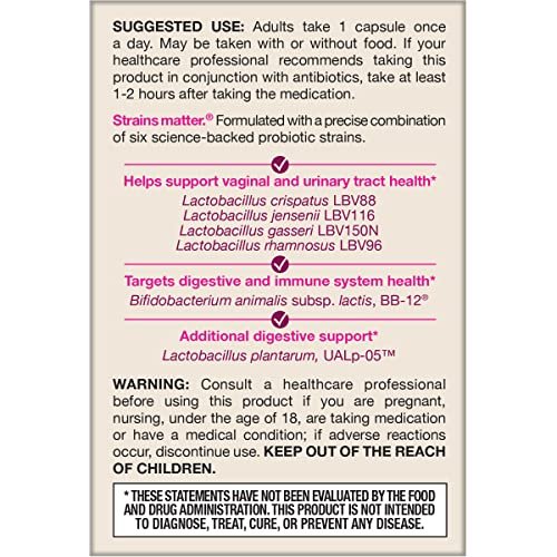 Jarrow Formulas Fem-Dophilus Advanced Vaginal & Digestive Probiotics 10 Billion CFU with 6 Science Backed Strains, for Vaginal, Urinary Tract, Digestive & Immune Support, 30 Capsules, Shelf-Stable - görsel 10