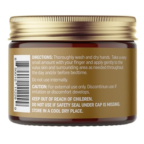 NewLife Naturals SheaCalm Vulva Balm – Certified Organic Vaginal Moisturizer & Vaginal Cream – Dryness & Menopause Support – Estrogen-Free Vulva Moisture Support, Made in USA, 2oz - görsel 1