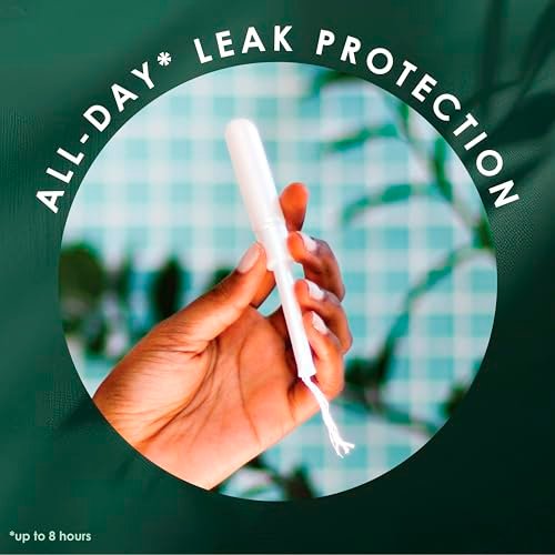 L. Cotton Tampons Light/Regular Absorbency Multipack, Contains an Organic Cotton Core, Made Without Synthetic Pesticides, or Fragrances, 84 Count (2 Packs of 42) - görsel 1