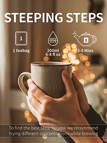 TeeLux Decaf Green Tea Bags, Pure Decaffeinated Green Tea, Super Antioxidant, Hot & Iced Tea, 200 Count - görsel 11
