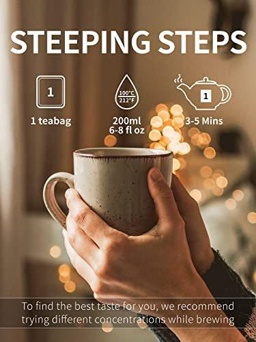 TeeLux Decaf Green Tea Bags, Pure Decaffeinated Green Tea, Super Antioxidant, 100 Count Tea Bags for Hot & Iced Tea
