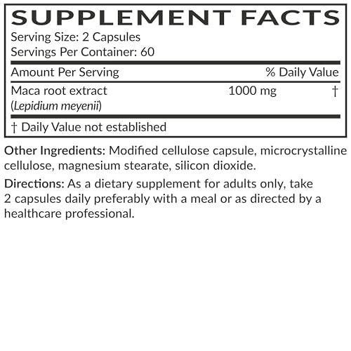 Futurebiotics Maca Root Extra Strength – Supports Energy, Stamina & Reproductive Health – Non-GMO – 120 Vegetarian Capsules - görsel 1