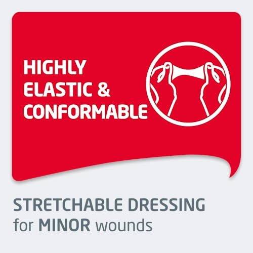 Leukoplast Elastic - Non-Sterile Wound Dressing Strips - Stretchable and Skin-Friendly, First-aid Plasters - Ideal for Fingers, Elbows, Knees and Wrists - Oval Spot, 1.25 in., Box of 100 - görsel 4