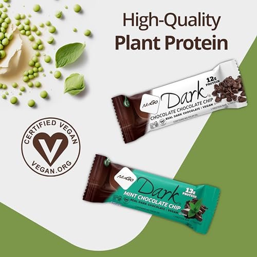 NuGo Dark Variety Box - Pretzel, Chocolate – No Artificial Ingredients: Free from artificial flavors, colors, and – Image 6