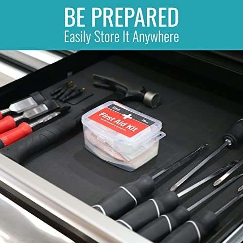 DMI 76-Piece First-Aid Kit, Portable All-Purpose Use for Minor Cuts and Scrapes, Durable Water-Resistant Case, Convenient and Portable for Travel - görsel 8