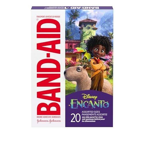 Band-Aid Brand Adhesive Bandages for Minor Cuts & Scrapes, Wound Care Featuring Disney's Encanto Characters, Fun Bandages for Kids and Toddlers, Assorted Sizes, 20 Count - görsel 3