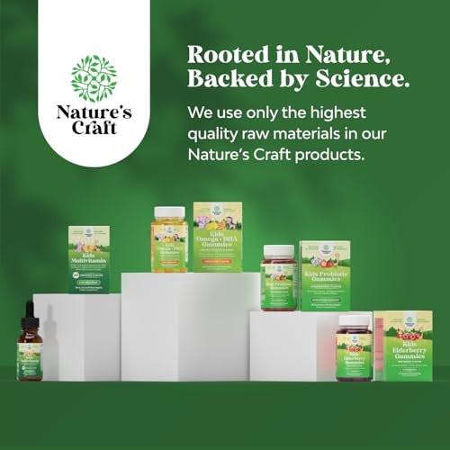 Natures Craft Kids Vitamin D3 K2 Drops - Organic Vitamin D for Kids for Strong Bones & Joints - Infants, Babies and Toddler Immune Support Drops Liquid Supplement - 2Fl Oz (Pack of 1) - görsel 5