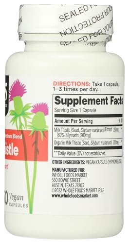 365 by Whole Foods Market, Milk Thistle, 60 Count - görsel 8
