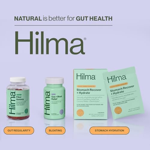 Hilma Prebiotic Fiber Gummies, Daily Fiber – Promotes Regularity: Helps maintain bowel regularity without harsh – Image 2