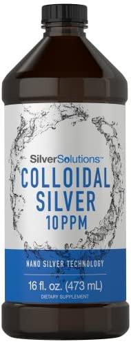 Carlyle Colloidal Silver Liquid | 10 PPM | 16 fl. Oz (473 mL) | with Nano Silver Technology Solutions | Vegetarian, Non-GMO, Gluten Free Supplement - görsel 12