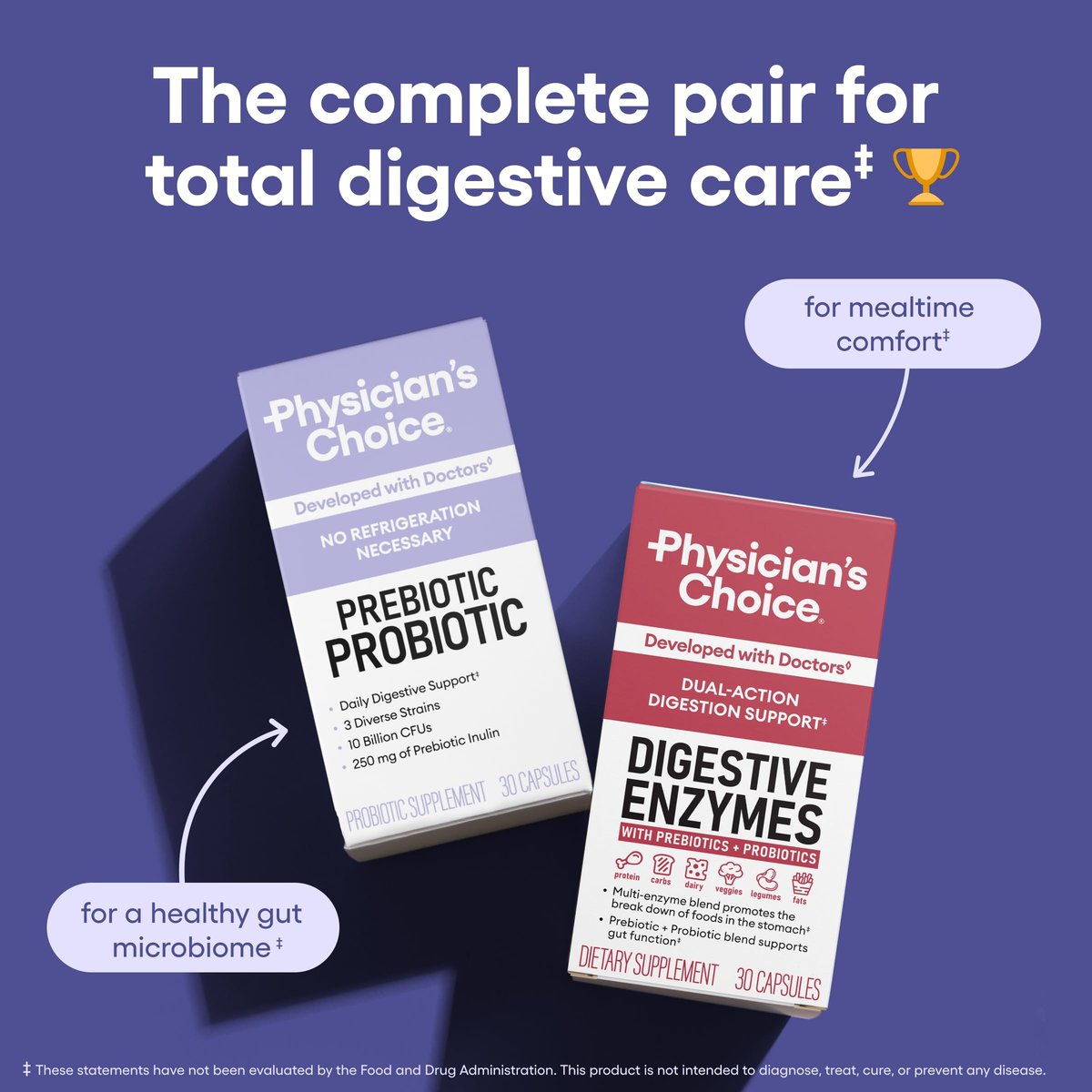 Physician's CHOICE Prebiotic-Probiotic - – Multi-Strain Probiotics: Contains several clinically studied probiotic – Image 13