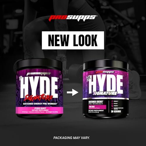 ProSupps Mr. Hyde Signature Pre Workout Powder with Creatine, Beta Alanine & Caffeine - Performance, Energy & Endurance - Clean Fitness & Gym Supplements for Men & Women (Pixie Dust, 30 Servings) - görsel 14
