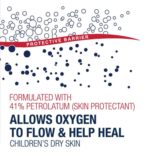 Aquaphor Children's Advanced Therapy Healing Ointment, 41% Petrolatum Skin Protectant Ointment for Minor Wound Care, Chapped or Cracked Skin and Lips, 14 Oz Jar