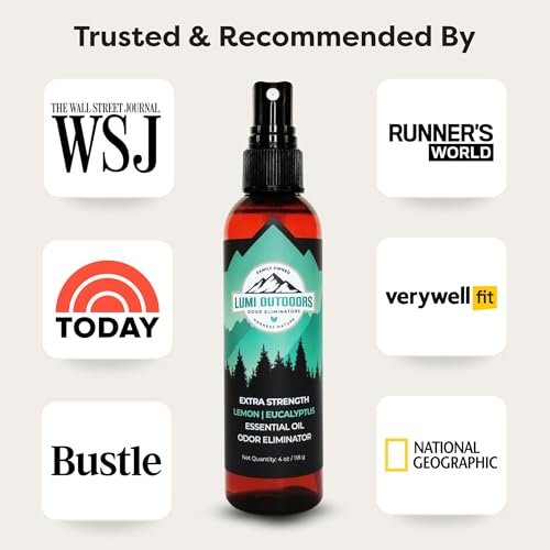 Lumi Outdoors Natural Shoe Deodorizer Spray and Foot Powder Bundle - Lemon Eucalyptus and Foot Powder - görsel 6