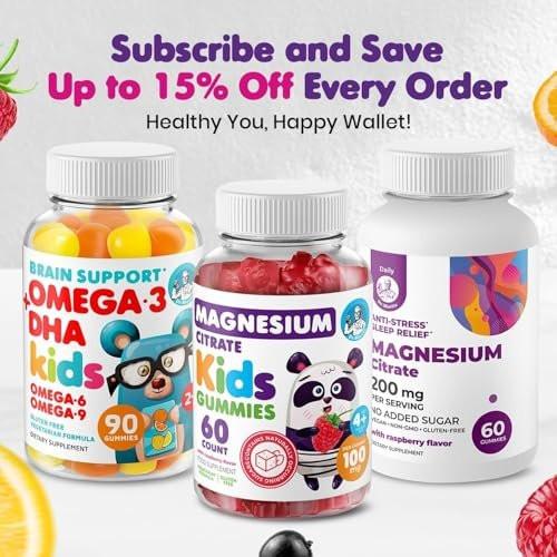 DR. MORITZ Magnesium Citrate Gummies for Adults - Sugar-Free Calm Magnesium Gummies - Supports a Healthy Stress Response - Raspberry Flavor - Non-GMO, 200 mg (60 Count) - görsel 7