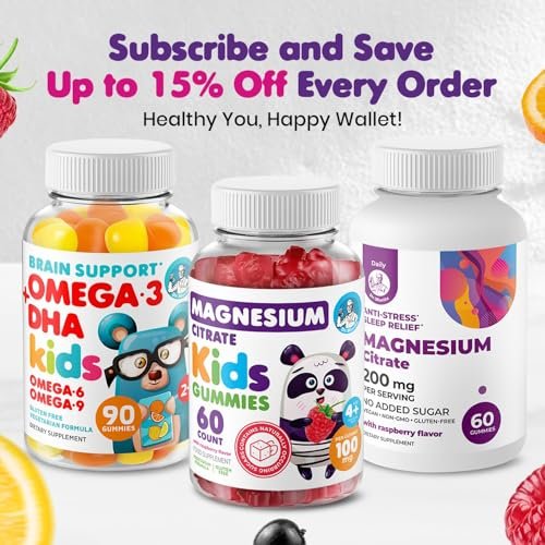 DR. MORITZ Magnesium Gummies for Adults - Sugar-Free Calm Magnesium Gummies - Supports a Healthy Stress Response - Raspberry Flavor - Non-GMO, 200 mg, 2 Pack (120 Count) - görsel 3
