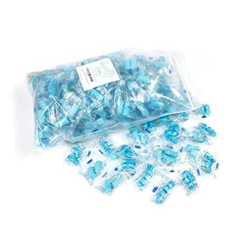 Quality Foam Earplugs - 200 Pairs Bulk Pack - Ideal Ear Plugs for Sleeping, Noise Cancelling, Snoring, Travel, Shooting, Study, Work, Construction, and Safety Hearing Protection - 32 dB NRR - Blue - görsel 2