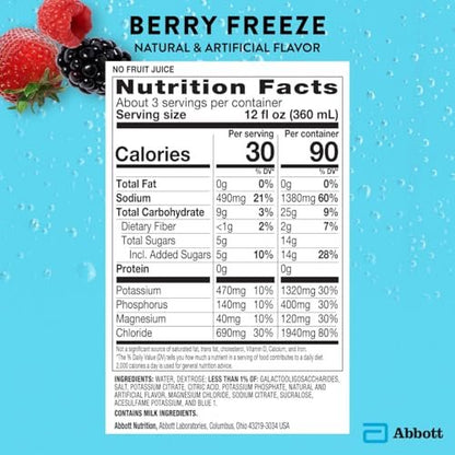 Pedialyte Sport Electrolyte Drink, Fast – Flavor: Berry Freeze – Image 8