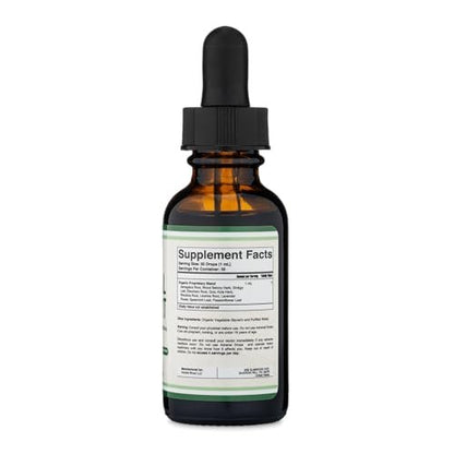 Adrenal Support Supplements (Liquid Drops) - – 10 Organic Adaptogens: Our formula includes ashwagandha, rhodiola, – Image 1