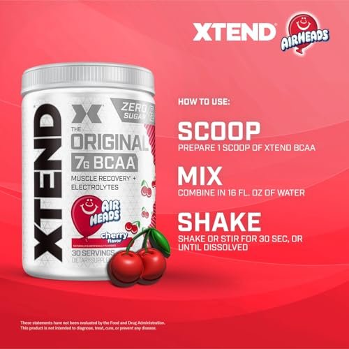 Xtend Original BCAA Powder, 7g BCAAs and – Electrolytes: Includes sodium, potassium, and magnesium to maintain – Image 3
