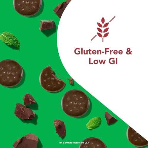 think! Protein Bars, High Protein Snacks, Gluten Free, Kosher Friendly, Girl Scouts Thin Mint, Nutrition Bars, 2.1 Oz per Bar, 10 Count - görsel 14
