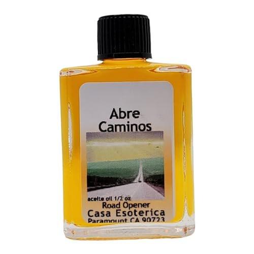 Road Opener Oil (Abre Caminos Aceite) Spiritual Anointing Oil by CASA ESOTERICA MAGICK SPACE - Orange - for Clearing Obstacles & Aiding Success-0.5 FL OZ (1 Pack) - görsel 1