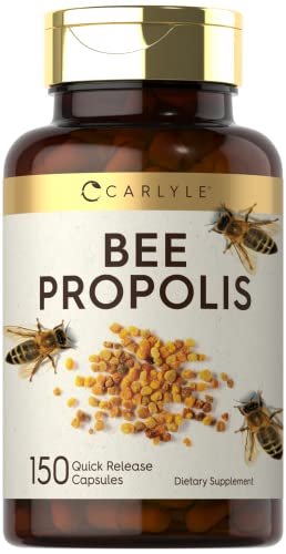 Carlyle Bee Propolis Capsules | 150 Count | – 150 Capsules per Bottle: A generous supply for over two months of – Image 2