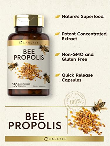 Carlyle Bee Propolis Capsules | 150 Count | – Antioxidant Properties: Rich in antioxidants that help combat – Image 6
