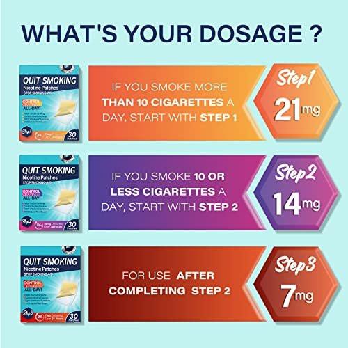 Step 2 Nicotine Patches - 30 Patches, 14mg Delivered Over 24 Hours, Stop Aid, Helping Quit Patch - görsel 11