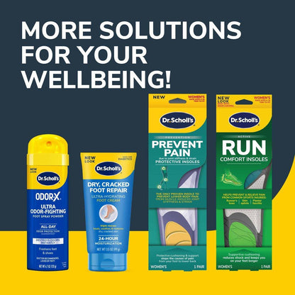 Dr. Scholl's Heel & Arch All-Day Pain Relief Orthotic Insoles, ¾ Length Shoe Inserts, Women Size 6-10, 1 Pair
