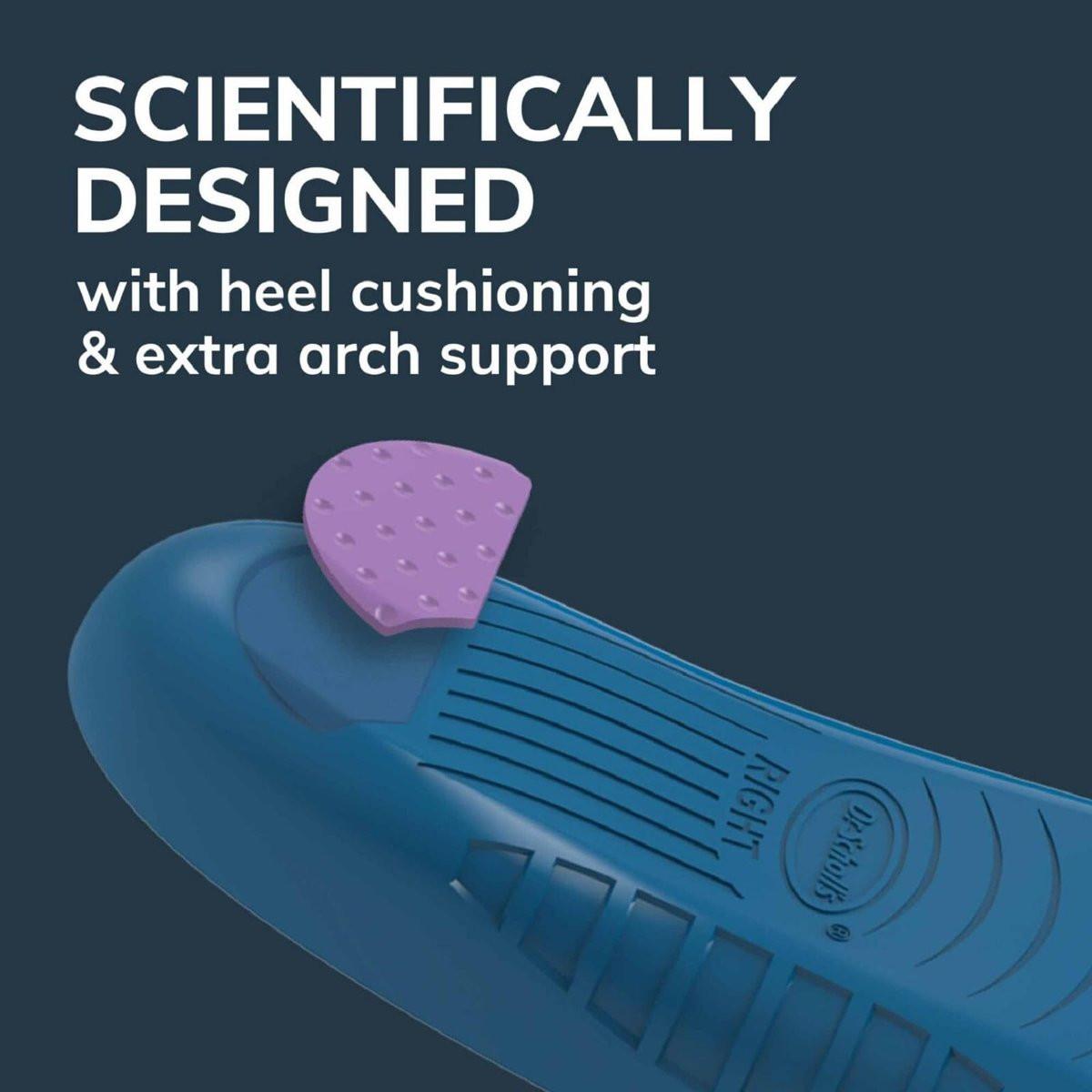 Dr. Scholl's® Heel & Arch All-Day Pain Relief Orthotics, Men's 8-12, 1 Pair, 3/4 Length - görsel 4