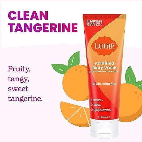 Lume Acidified Body Wash - 24 Hour Odor Control - Removes Odor Better than Soap - Moisturizing Formula - Formulated Without SLS or Parabens - OB/GYN Developed - 8.5 ounce (Lavender Sage) - görsel 9