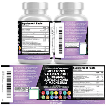 Clean Nutraceuticals Melatonin 10mg Valerian – Optimal Melatonin Dosage: 10mg of melatonin helps regulate your – Image 1