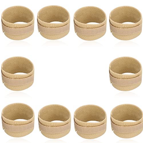 EaseCare Male External Catheter Strap – Leak Free Penile Clamp, Fully Adjustable Urinary Sheaths Fixer Band for Prostate Surgery, Prostatectomy, Reusable Washable Incontinence Supplies (Pack of 10, Camel) - görsel 2