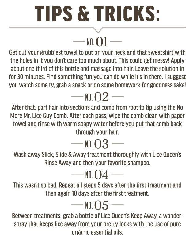 Lice Queen Slick, Slide & Away - 100% – Easy to Use and Rinse-Free: Simply apply to dry hair, comb through, and – Image 10