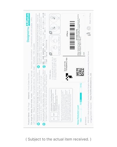 Afflatus Kids Ear Plugs for Sleeping and Small Ear Canals, Age 10-17, Comfort Earplugs for Small Ears, Sleep, Noise Reduction, Concerts, Reusable, Washable (Size S, Pairs*2) - görsel 4