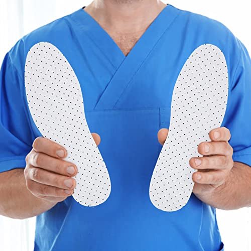 Sintege 3 Pairs Breathable Shoe Insoles Inserts Soft Cushioning Double-Layer Latex Foam Perforated Replacement Insoles for Men 7-11 Woman 2-8 (White) - görsel 6