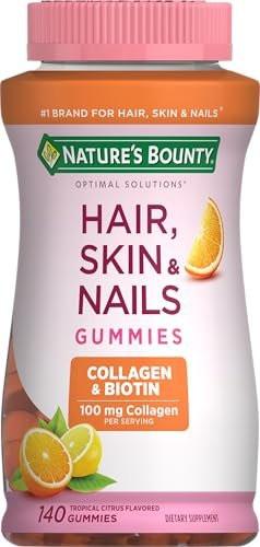 Nature's Bounty with Biotin and Collagen, Citrus Gummies, 140 Ct - görsel 5