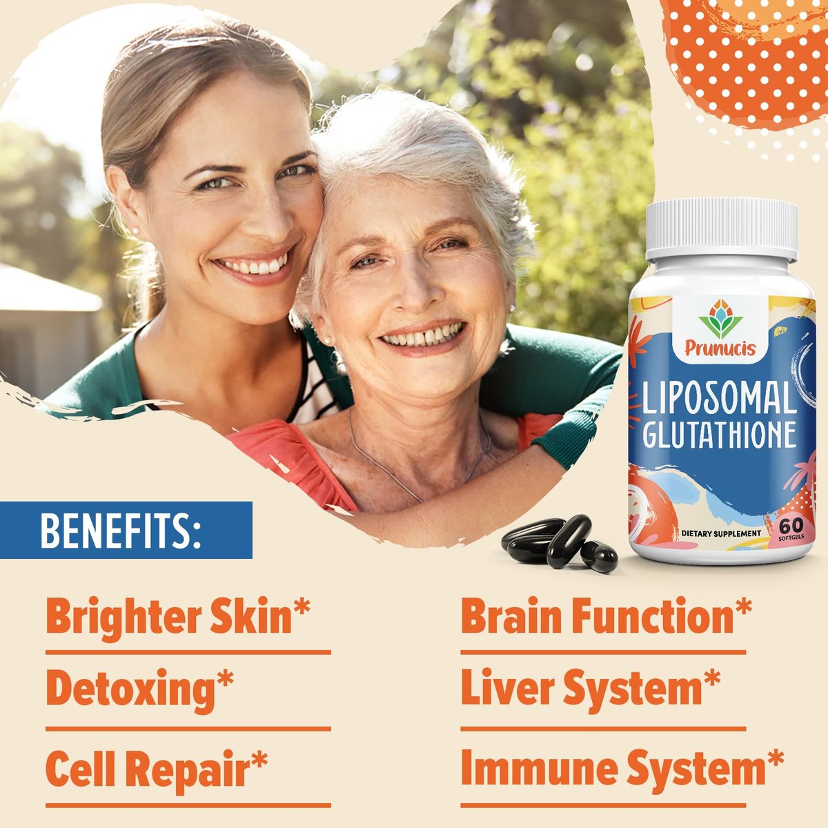 2400MG Liposomal Glutathione, with Vitamin C, Milk Thistle & Alpha-Lipoic Acid, Master Antioxidants, Pure Reduced L-Glutathione - Immune System, Cell Repair, Energy, High Absorption, 120 Softgels - görsel 7