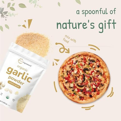 Organic Garlic Powder, 3 lb | Premium Raw – Pungent & Savory Flavor: The robust taste of raw garlic infuses your – Image 4