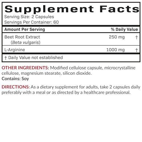Futurebiotics Beet Root + L-Arginine, Non-GMO, 120 Vegetarian Capsules - görsel 14