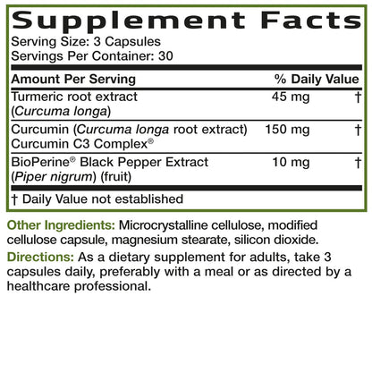 Bronson Turmeric Curcumin Extra Strength - Antioxidant, Joint & Digestion Support with BioPerine, Non-GMO, 90 Vegetarian Capsules