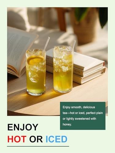 TeeLux Green Tea Bags, Natural Pure Green Tea, Super Antioxidant, Caffeinated, Support Overall Health, 200 Count